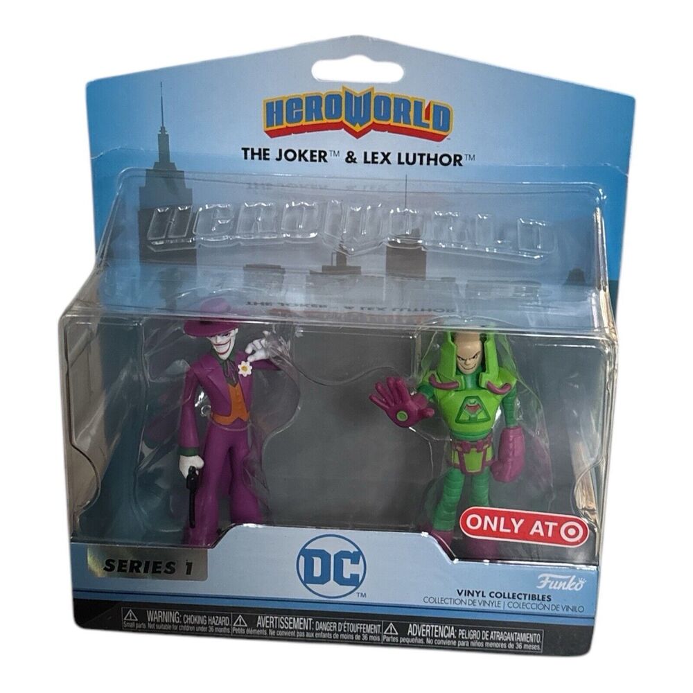Funko Hero World: DC Villains The Joker Lex Luthor Target Exclusive Series 1